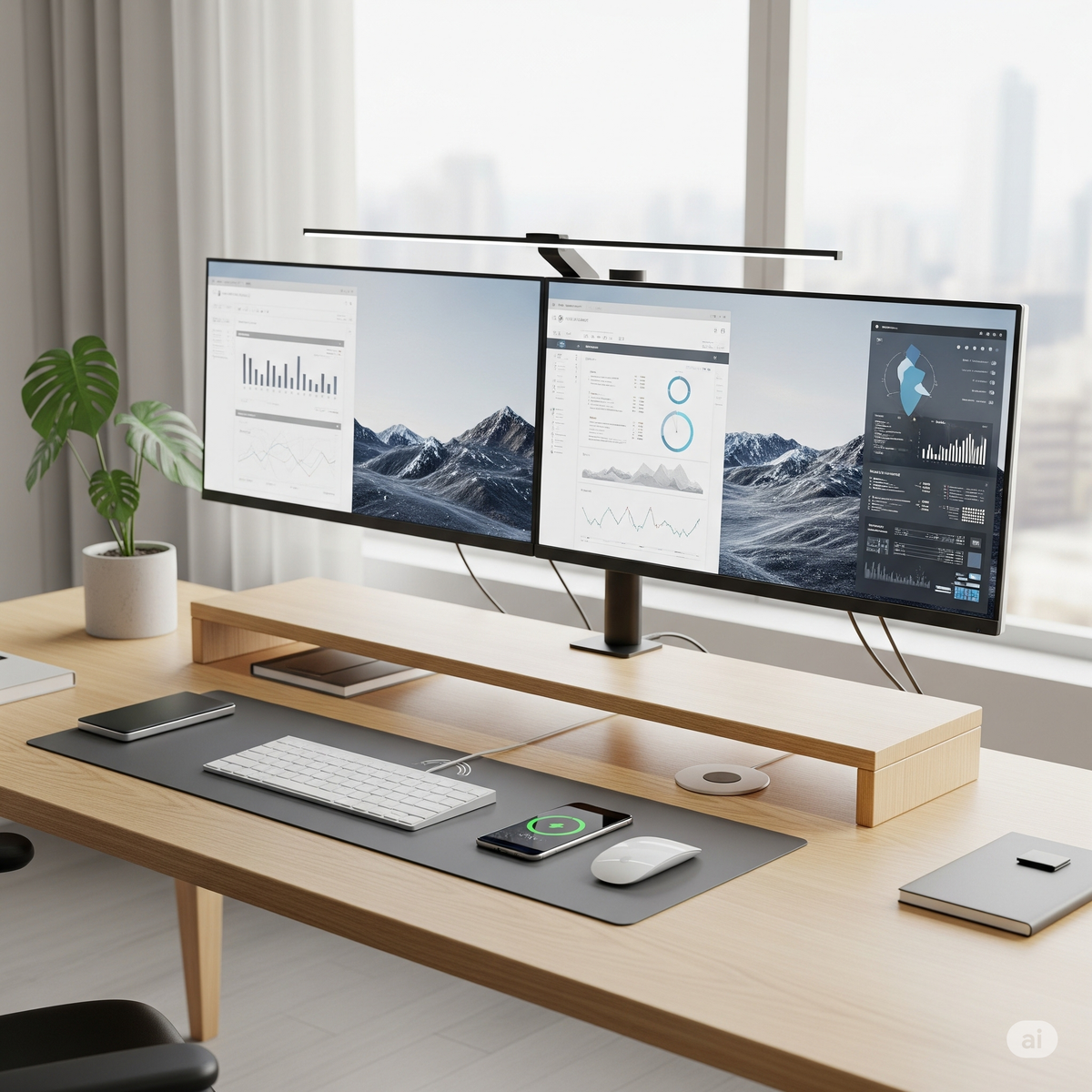 How to Build a Cable-Free Dream Desk