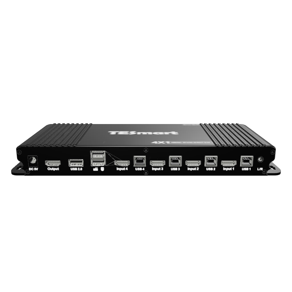 4 Port KVM Switch Kit HDMI 4K60Hz with EDID, 4 PCs 1 Monitor - B Series