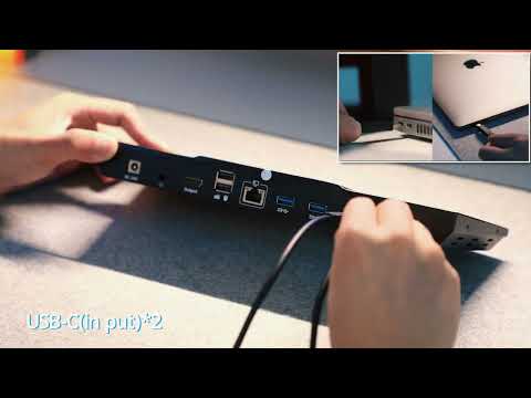 2-Port 8K60Hz USB-C KVM Switch Gaming Dock w/ ADI Chip, EDID, 4K144Hz for Gaming, 2 Laptops 1 Monitor