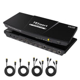 TESmart Dual Monitor KVM Switcher 2 Port Dual Monitor KVM Switch Kit HDMI 4K60Hz with EDID Dual Monitor KVM Switch – 2 Port HDMI, 4K60Hz, EDID | TESmart
