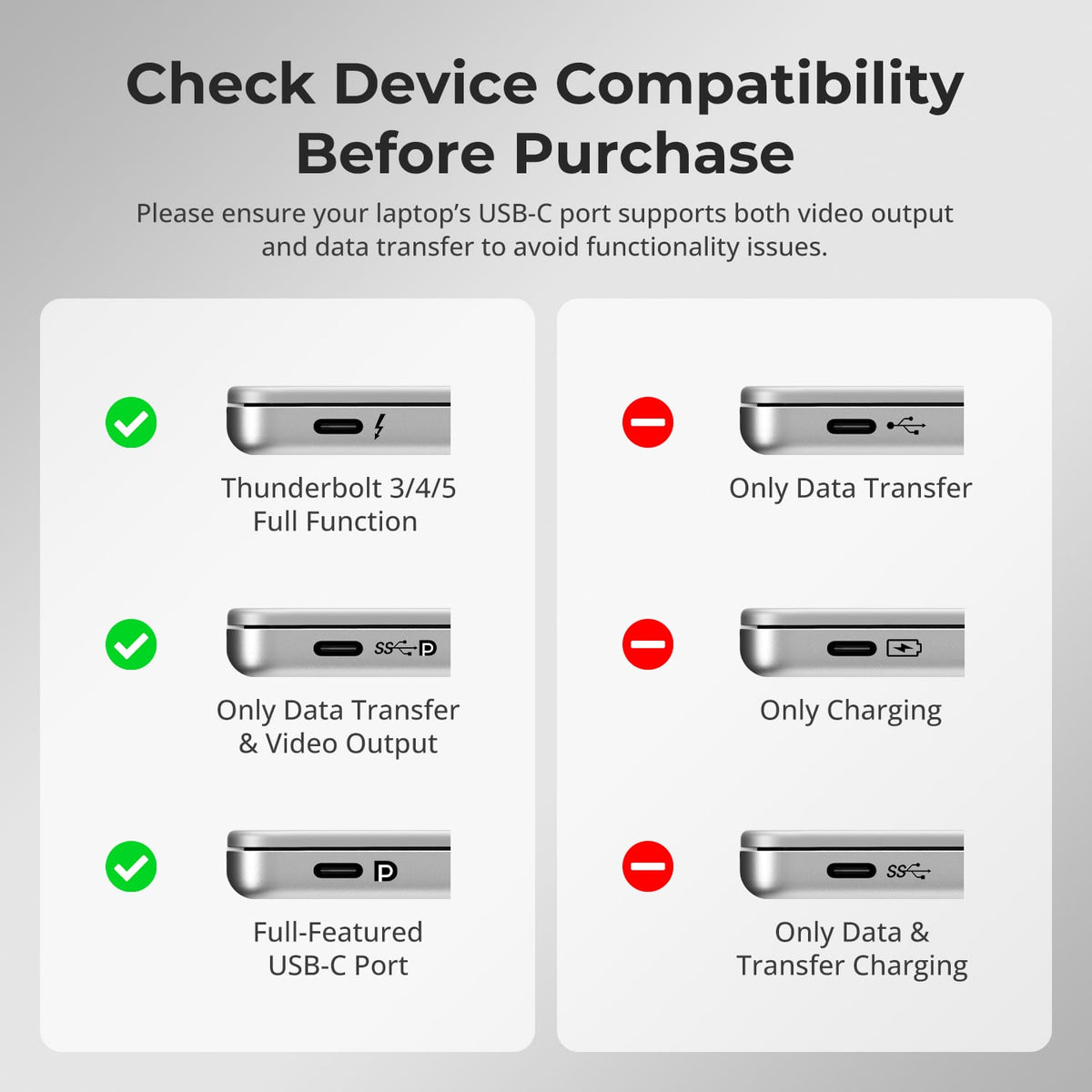 TESmart Dual Monitor KVM Switcher Dual Monitor USB-C KVM Docking Station Kit - 4K60Hz, MST, EDID for 2 Laptops USB-C KVM Switch Dual Monitor - for 2 Laptops 4K60Hz, MST, EDID | TESmart