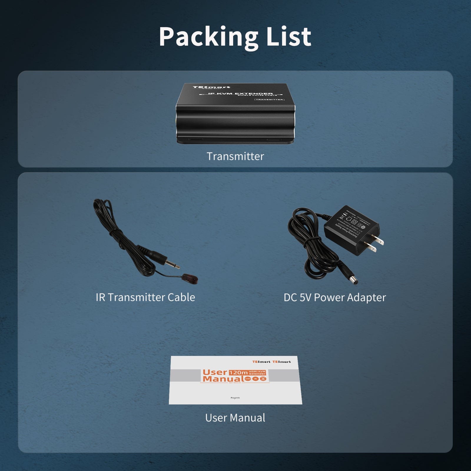 TESmart HDMI/VGA KVM Extender 120M HDMI KVM Extender Many to Many 1080P60Hz Over CAT5/6 Cable 393ft HDMI KVM Extender Many to Many Via LAN CAT5e/6 -TESmart