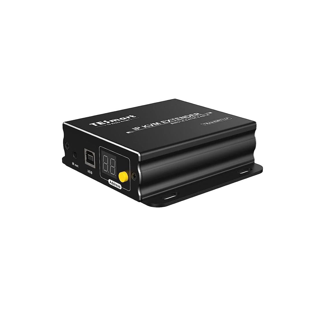 TESmart HKE120-TX-EH23-USBK HDMI/VGA KVM Extender 120M HDMI KVM Extender Many to Many 1080P60Hz Over CAT5/6 Cable 393ft HDMI KVM Extender Many to Many Via LAN CAT5e/6 -TESmart HKE12MMA20 (New Version) / TX / US Plug