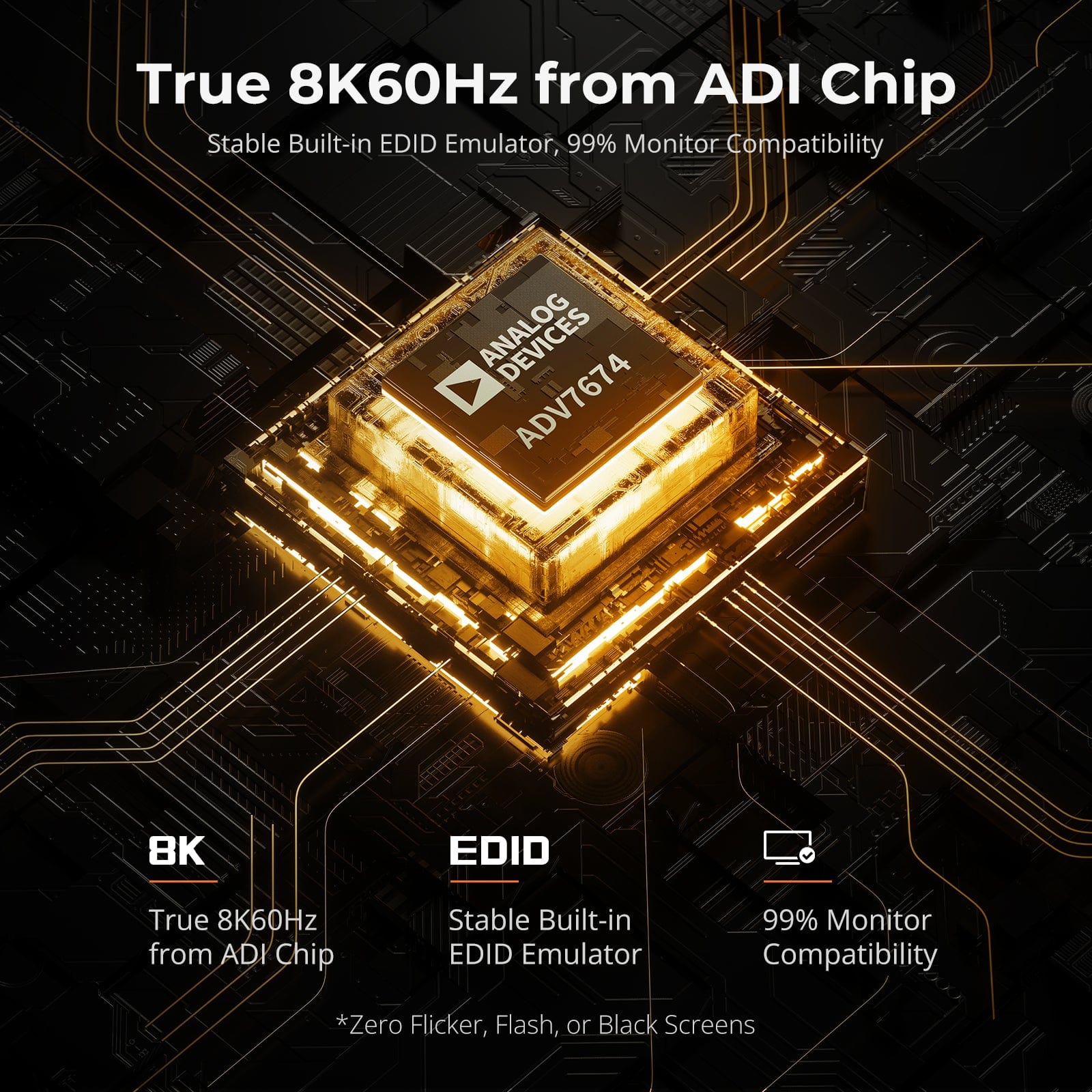 TESmart HKS801-M24-USBK HDMI 2.1 8K60Hz 8x1 KVM Switch for 8 PCs & 1 Monitor, w/ ADI Chip, EDID Emulator, VRR, FVA, ALLM, 48Gbps, and Dynamic HDR 10652805091973 HDMI 2.1 8K60Hz 8x1 KVM Switch for 8 PCs & 1 Monitor, ADI Chip, EDID, VRR, FVA, ALLM, HDR