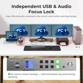 TESmart Triple Monitor KVM Switch Triple 4K60Hz Hybrid KVM Gaming Dock for 1 Desktop PC & 1 Laptop, w/ EDID, MST Triple 4K60Hz Hybrid KVM Gaming Dock for 1 Desktop PC & 1 Laptop, w/ EDID, MST