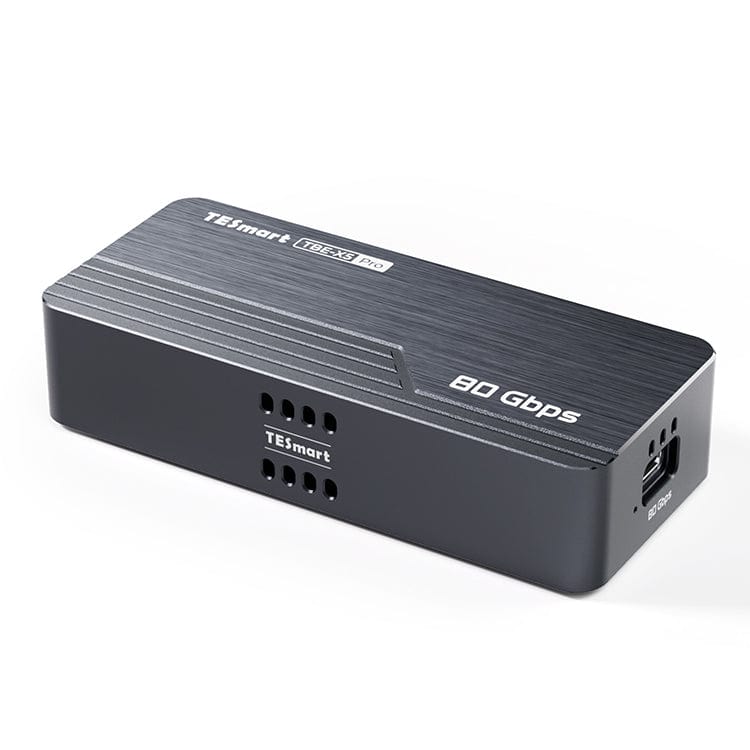 TESmart USB4 80Gbps PCIe 5.0 NVMe SSD Enclosure · Compatible with Thunderbolt 5/4/3 & USB 3.x · Up to 7000 MB/s-TBE‑X5 Series TESmart TBE‑X5 Series USB4 80Gbps PCIe 5.0 NVMe SSD Enclosure 7000MB/s