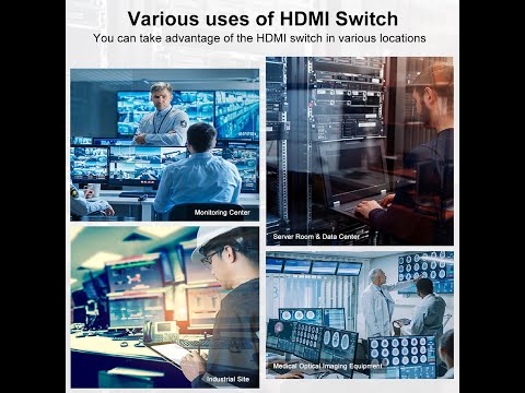 Load video: 8 Port Rackmount HDMI Switch 4K@60Hz with RS232/LAN