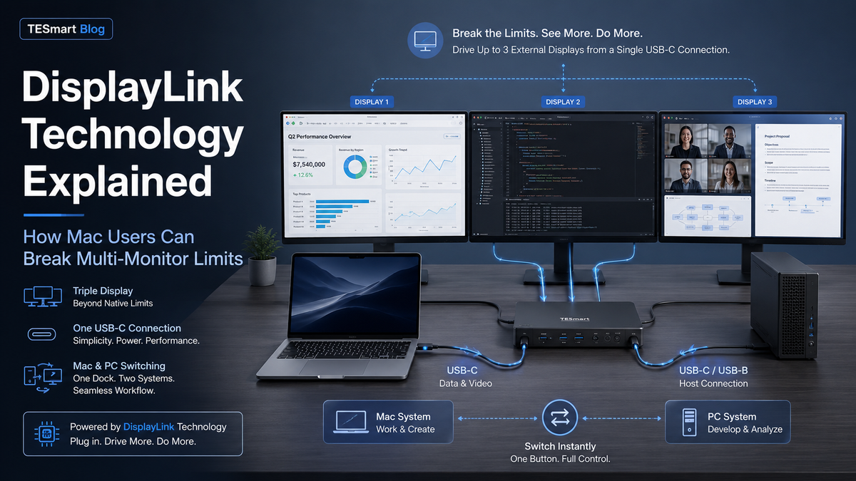 DisplayLink Technology Explained: How Mac Users Can Break Multi-Monitor Limits