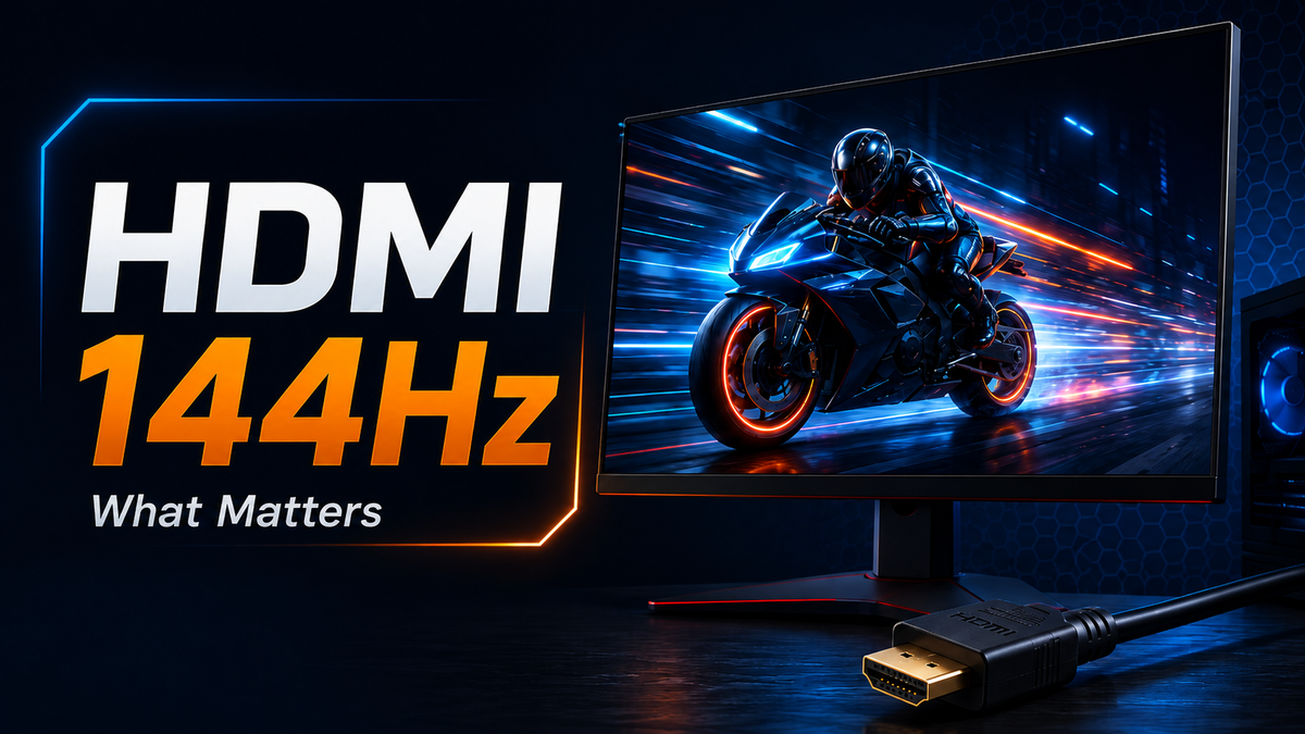 Does HDMI Support 144Hz? 1080p, 1440p and 4K Requirements Explained