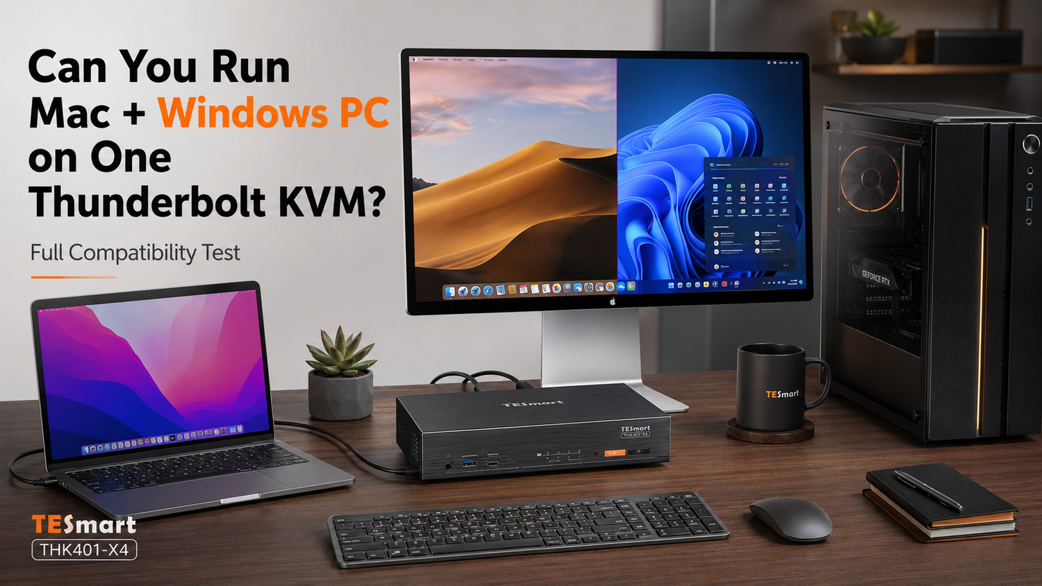 Can You Run Mac + Windows PC on One Thunderbolt KVM? Full Compatibility Test