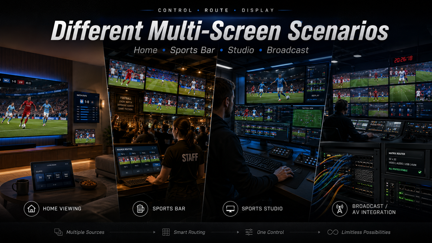Bar & Pub Sports Streaming Setup: Why TESmart HDMI Matrix Is a Must-Have for 2026 Game Season