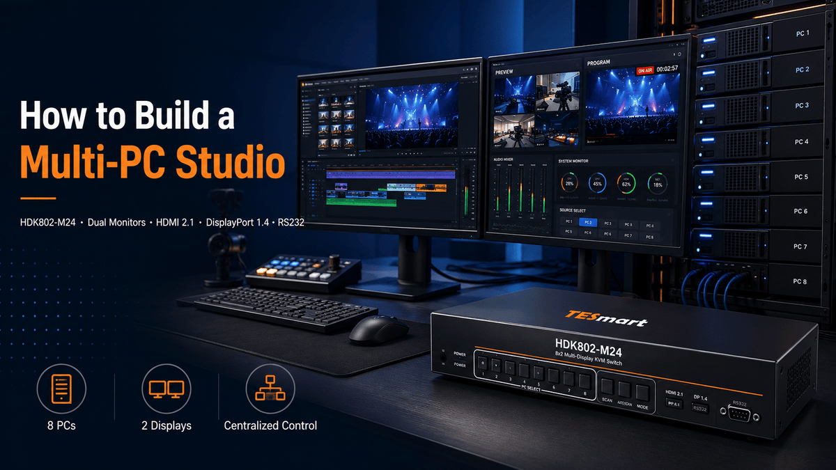 How to Build a Multi-PC Studio with HDK802-M24？