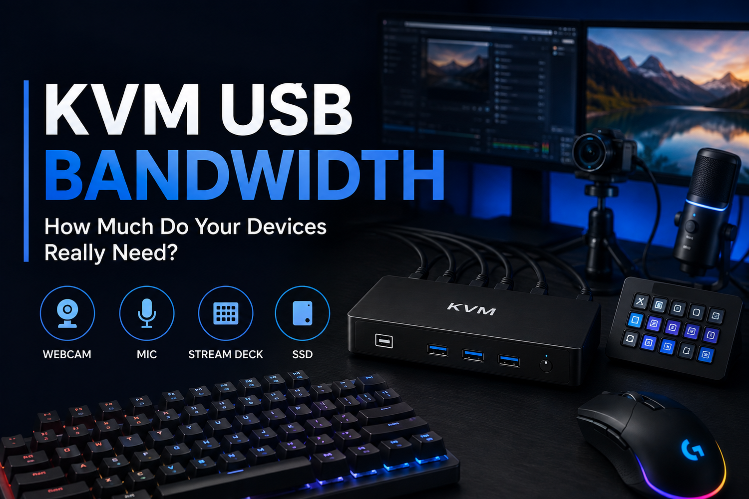 How Much USB Bandwidth Does a KVM Switch Need?