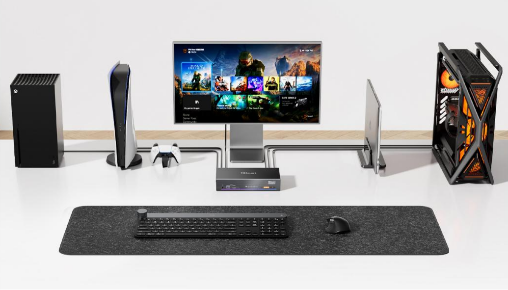 PS5 Connected to Apple Studio Display with No Sound? TESmart THK401-X4 Solves the Audio Issue