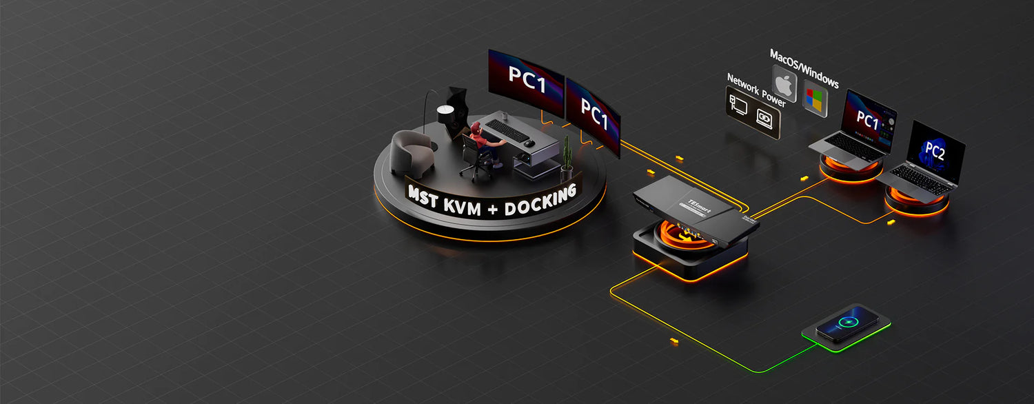 MST and KVM Switch: The Technological Innovation of TESmart's CKS202-P23