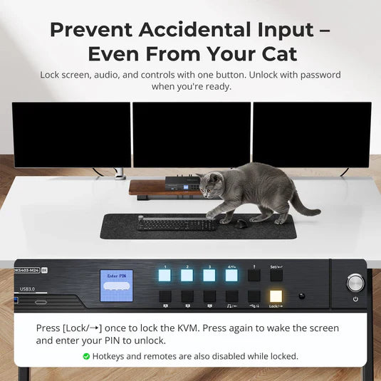 Best KVM Switch for 4 Computers and Multiple Monitors