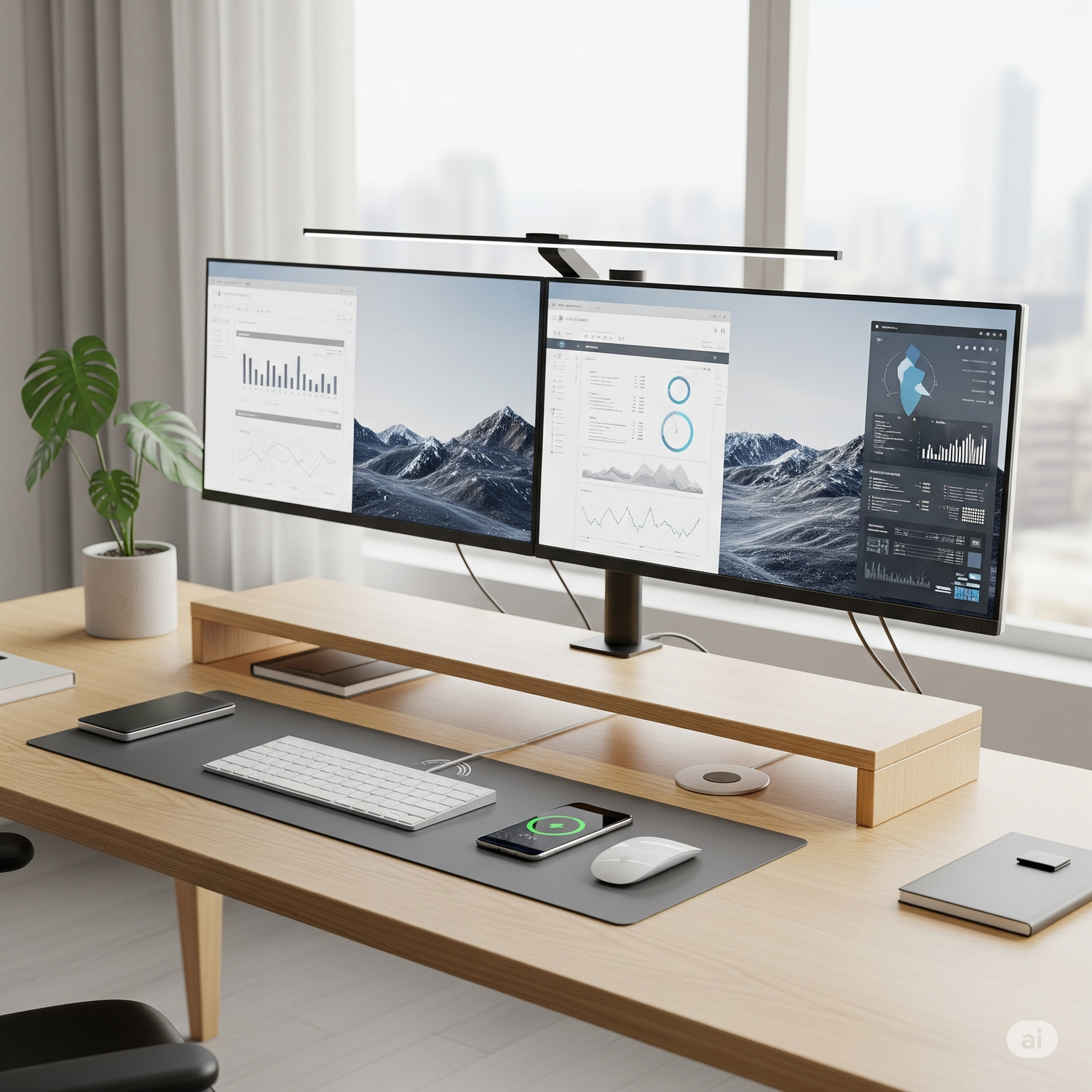 How to Build a Cable-Free Dream Desk