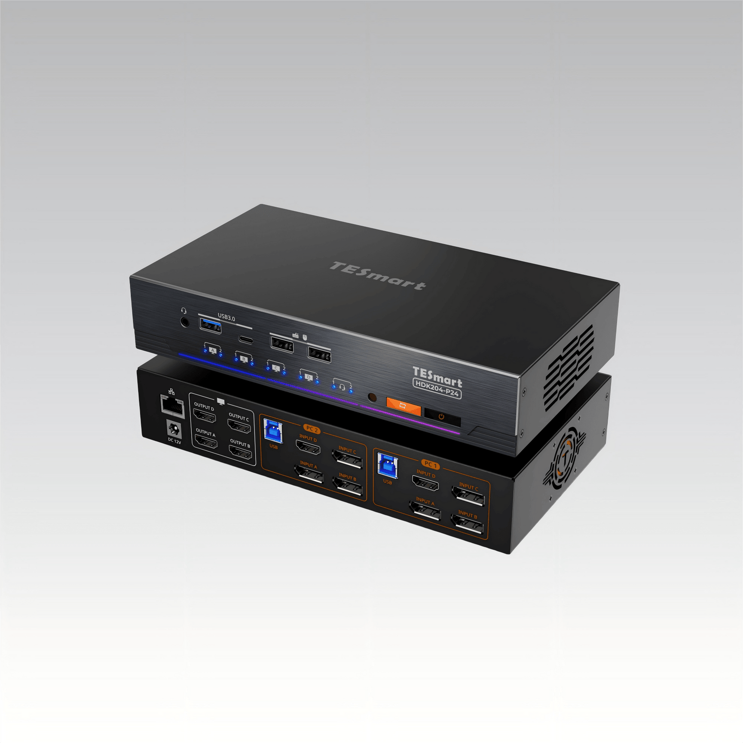 HDK204-P24: An Engineer-Level KVM for Quad-Monitor Workflows