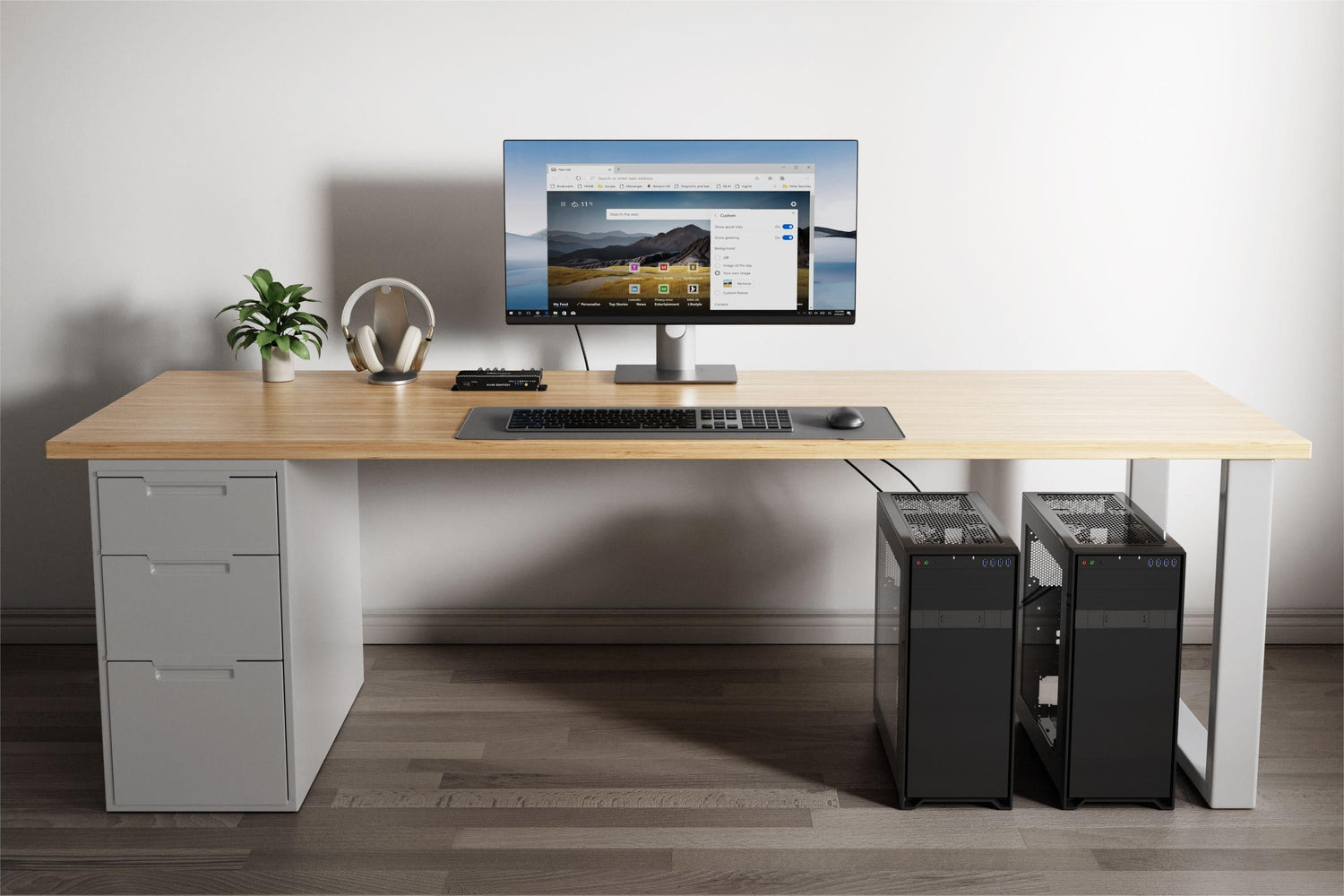 Fast Switch between two PCs on One Display