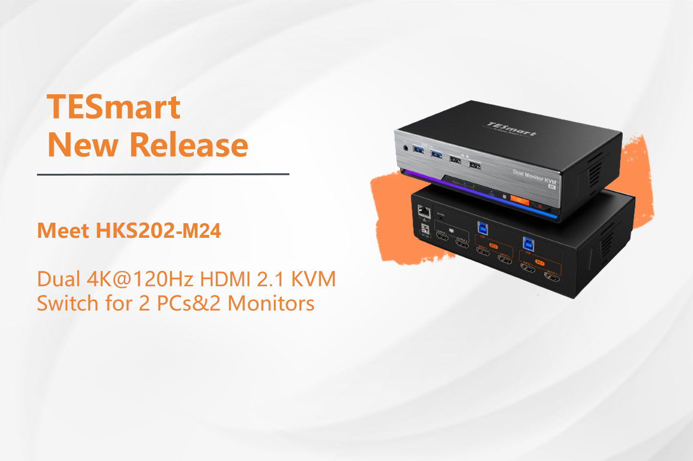 TESmart Launches A New HDMI 2.1 Dual 4K@144Hz KVM Switch Gaming Dock f