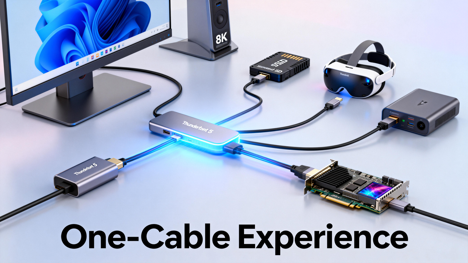 Thunderbolt Interface Evolution: A Full Comparison of Thunderbolt 3/4/5 Performance, Redefining Connection Standards