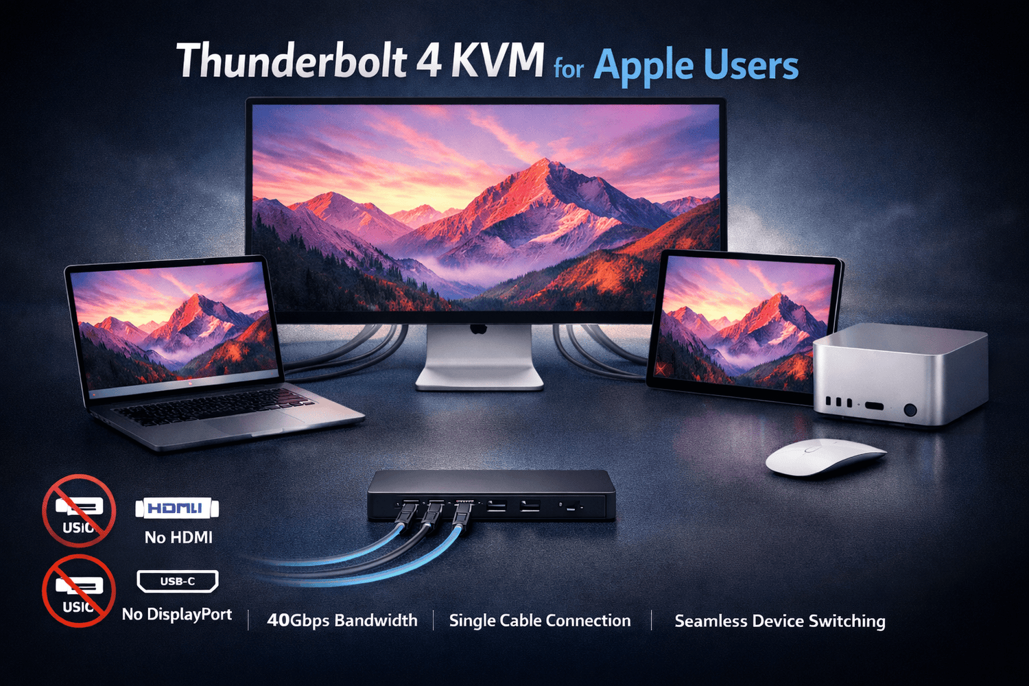 Choosing a Thunderbolt KVM for Apple Studio Display &amp; Pro Display XDR