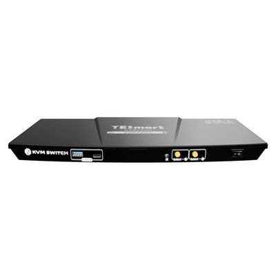 2-Port 8K60Hz USB-C KVM Switch Gaming Dock w/ ADI Chip, EDID, 4K144Hz for Gaming, 2 Laptops 1 Monitor