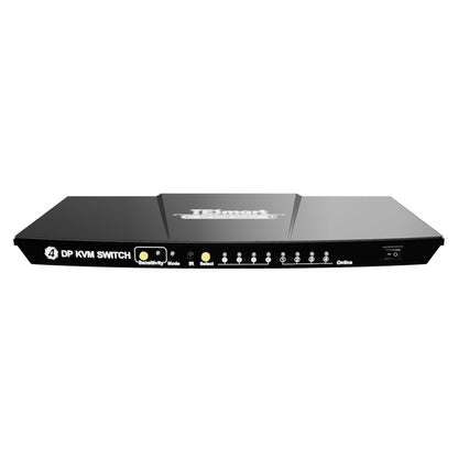 4 Port DisplayPort 1.2 KVM Switch 4K60Hz with USB Hub