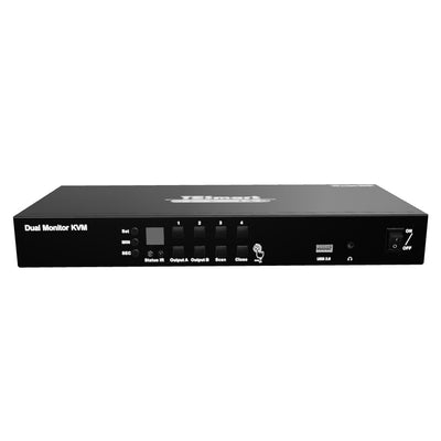 Refurbished 4 Port Dual Monitor KVM Switch Kit DP 4K60Hz with EDID