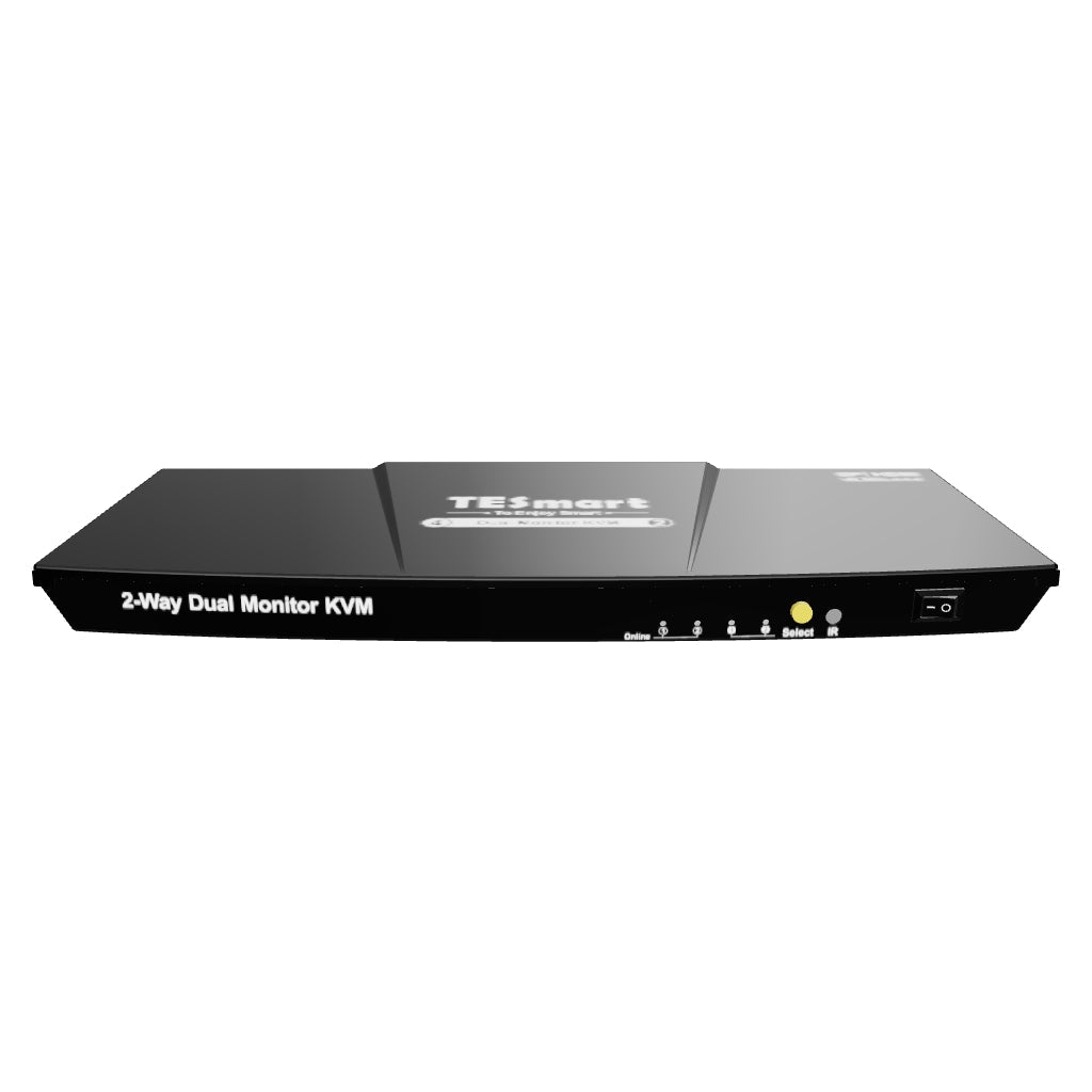 4 Port Dual Monitor KVM Switch Kit DP 4K60Hz with EDID PKS0802A10 – TESmart
