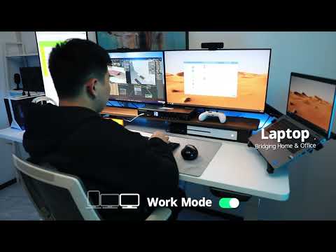 Triple Monitor MST KVM Docking Station Kit - 4K60Hz, EDID for 2 Laptop &amp; 2 PCs