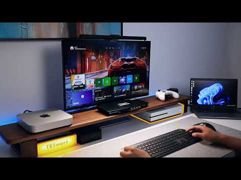 4-Port 8K60 HDMI 2.1 KVM Switch w/ ADI Chip, EDID, 4K144Hz for Gaming, 4 PCs 1 Monitor