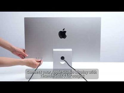 4-Port KVM for Apple Studio Display – Up to 6K@60Hz / 5K@120Hz, Compatible with Thunderbolt™ 4 &amp; HDMI Devices