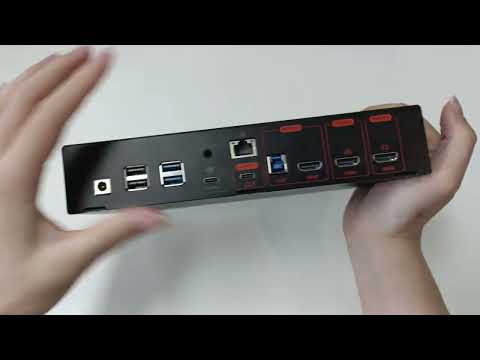 4-Port KVM for Apple Studio Display – Up to 6K@60Hz / 5K@120Hz, Compatible with Thunderbolt™ 4 &amp; HDMI Devices