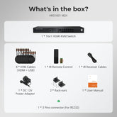 TESmart 16-Port 8K60Hz HDMI 2.1 KVM Switch – Multi-Control, USB 3.2 Gen1 (5Gbps) & Smart Modes for Pro Studios & Multi-PC Setups 16-Port 8K60Hz HDMI 2.1 KVM Switch – Multi-Control, USB 3.2 Gen1 (5Gbps) & Smart Modes for Pro Studios & Multi-PC Setups