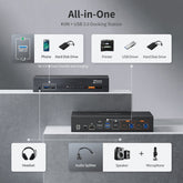 TESmart 8K60Hz HDMI 2.1 2x1 KVM Switch Pro Hub for 2 PCs, w/ EDID Emulation, Gigabit LAN, Dual Charging & USB 3.2 Gen 1 Ultra HD 8K60Hz 2×1 HDMI KVM Switch for 2 PCs, w/ EDID Emulation, Gigabit LAN, USB 3.2 Gen1 & Fast Charging