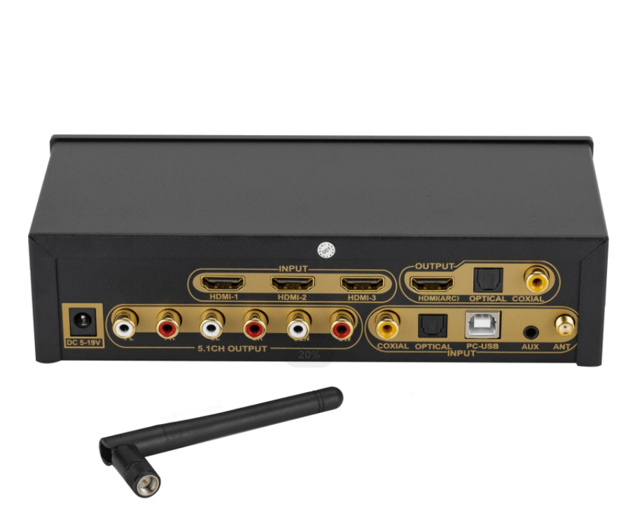 TESmart BHH0301C1U TESmart Accessoriess 3*1 HDMI Switch with Audio Amplifier