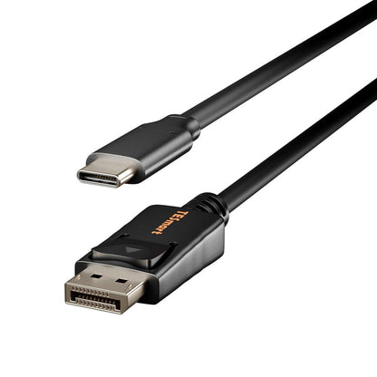 TESmart C2D4K1M5 4K USB-C to DP Cable 5ft, 4K@60Hz HDR, Gold-Plated, Braided, DP Alt Mode (USB 3.1 to DP 1.2) 4K USB-C to DP Cable 5ft, 4K@60Hz HDR, Gold-Plated, Braided, DP Alt Mode (USB 3.1 to DP 1.2)