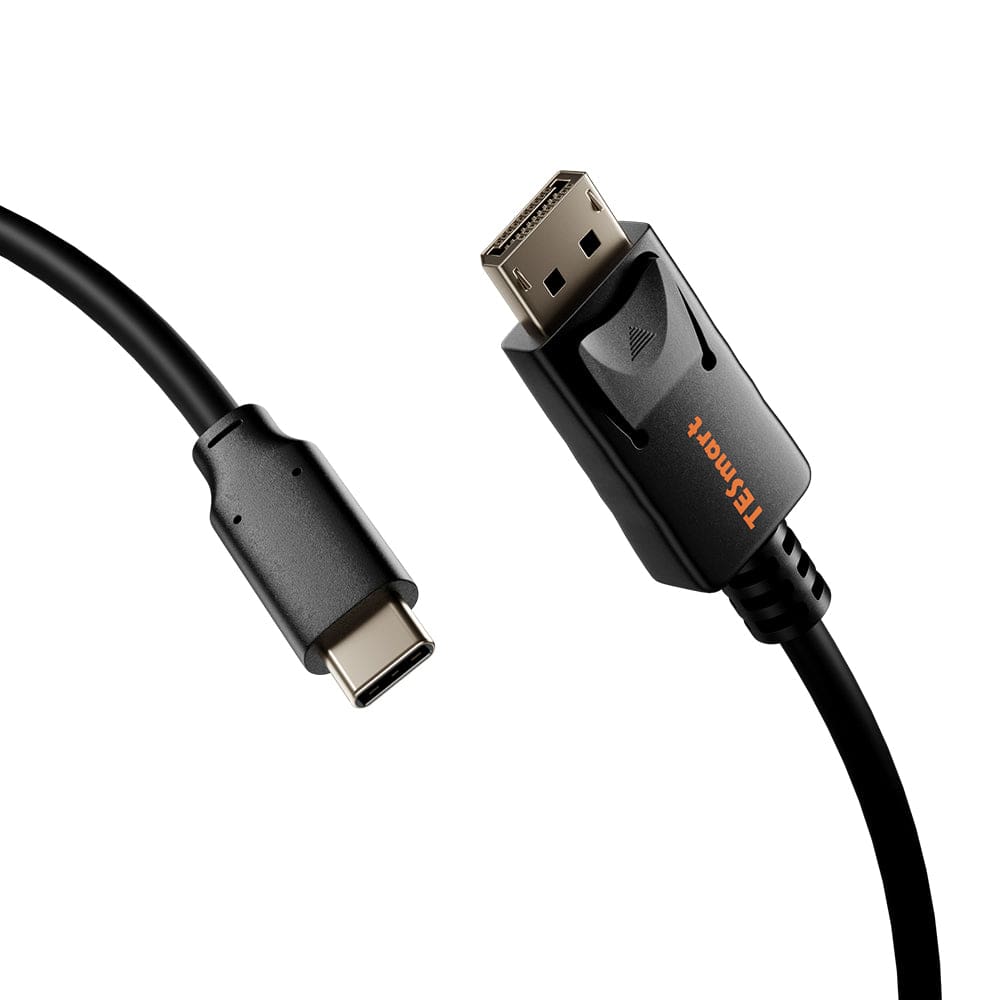 TESmart C2D4K1M5 4K USB-C to DP Cable 5ft, 4K@60Hz HDR, Gold-Plated, Braided, DP Alt Mode (USB 3.1 to DP 1.2) 4K USB-C to DP Cable 5ft, 4K@60Hz HDR, Gold-Plated, Braided, DP Alt Mode (USB 3.1 to DP 1.2)