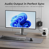 TESmart DKE30SS-M25-USBK 300M Fiber DP Extender 8K@60Hz / 4K@240Hz Lossless Over Optical Fiber 10617230232346 300M Fiber DP Extender 8K@60Hz / 4K@240Hz Lossless Over Optical Fiber