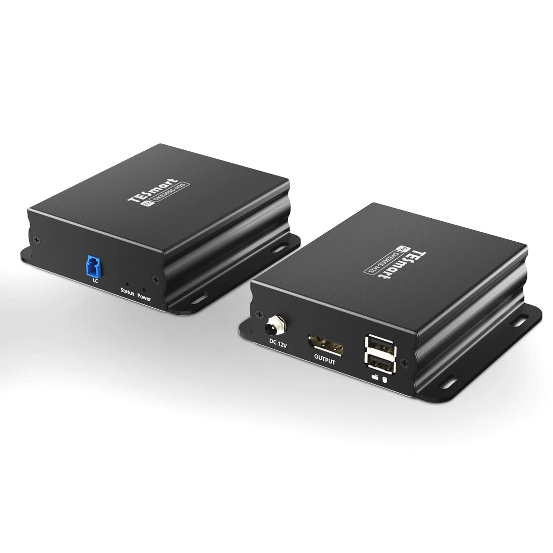 TESmart DKE30SS-M25-USBK 300M Fiber DP Extender 8K@60Hz / 4K@240Hz Lossless Over Optical Fiber 10617230232346 300M Fiber DP Extender 8K@60Hz / 4K@240Hz Lossless Over Optical Fiber