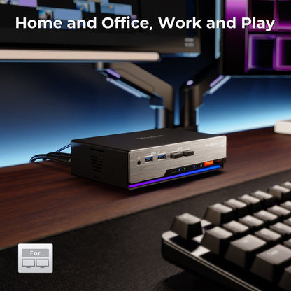 TESmart DKS202-M24-USBK Dual Monitor KVM Switcher DP 1.4 Dual 8K@60Hz KVM Switch Gaming Dock for 2 PCs 2 Monitors, w/ EDID, G-Sync FreeSync 10652805090624 Dual 8K@60Hz KVM Switch Gaming Dock for 2 PCs 2 Monitors, DP 1.4 w/ EDID, G-Sync FreeSync US Plug