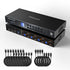 TESmart DKS402-M24-USBK DP 1.4 Dual 8K@60Hz KVM Switch with Network Hub & Smart EDID – for IT Pros, Creators & Multi-PC Setups DP 1.4 Dual 8K@60Hz KVM Switch with Network Hub & Smart EDID – for IT Pros, Creators & Multi-PC Setups
