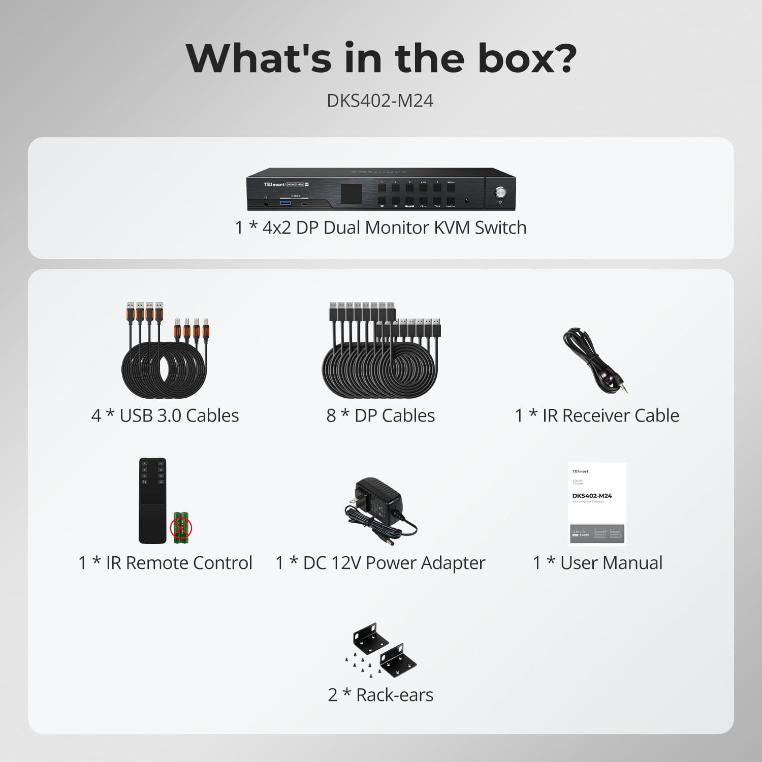 TESmart DP 1.4 Dual 8K@60Hz KVM Switch with Network Hub &amp; Smart EDID – for IT Pros, Creators &amp; Multi-PC Setups DP 1.4 Dual 8K@60Hz KVM Switch with Network Hub &amp; Smart EDID – for IT Pros, Creators &amp; Multi-PC Setups