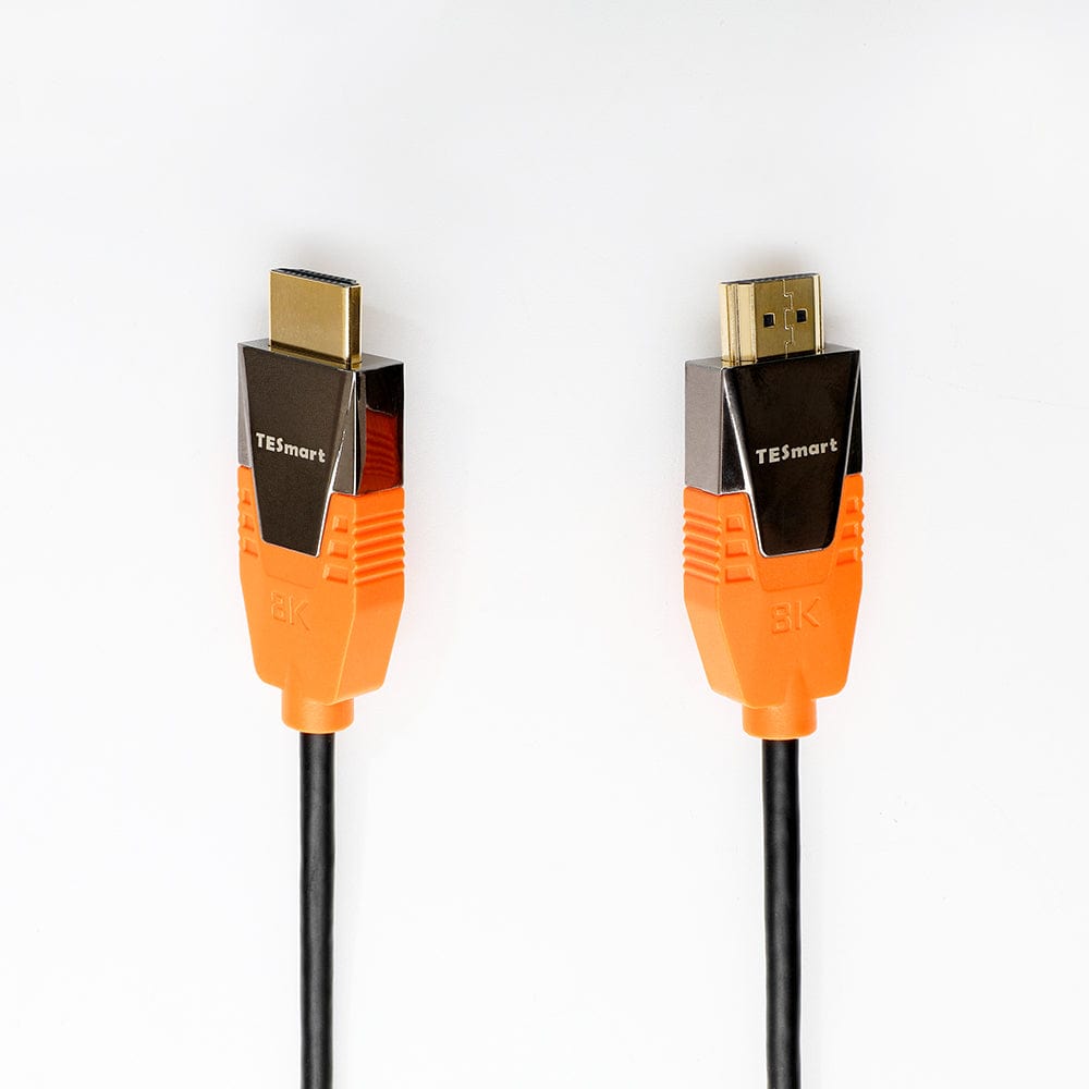 TESmart H8K1M Ultra 8K HDMI 2.1 Cable - 48Gbps True 8K@60Hz for NVIDIA/AMD/Mac/Linux/PS5/Xbox - Zinc Alloy Connector & VW-1 Fire-Rated Jacket Ultra 8K HDMI 2.1 Cable - 48Gbps True 8K@60Hz for NVIDIA/AMD/Mac/Linux/PS5/Xbox - Zinc Alloy Connector & VW-1 Fire-Rated Jacket 1m