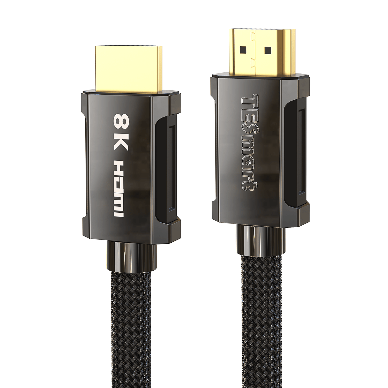 TESmart HD8K200 TESmart Accessoriess 8K HDMI 2.1 Cable 6.6ft, 48Gbps High-Speed ,Dynamic HDR, eARC, Dolby Vision 710185993348 HDMI 2.1 8K Cable Supports HDR, Dolby Vision, 3D, ARC -TESmart 2m