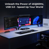 TESmart HDK403-P23-USBK HDMI 2.0 & DP 1.2 Triple Monitor KVM Switch 4K60Hz with USB 3.0 Hub, Headset, Audio&Microphone HDMI 2.0 & DP 1.2 Triple 4K60 KVM Switch for 4 PCs & 3 Monitors, USB 3.2 Gen 1, Hotkey Support, IR Remote, USB Charging