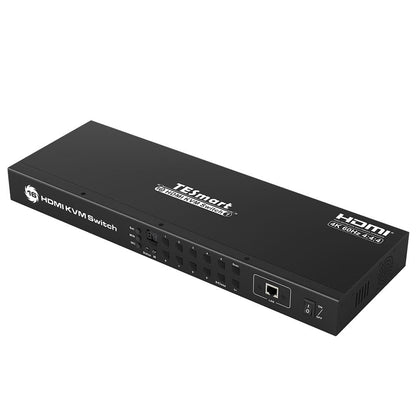 TESmart HDMI KVM Switcher 16 Port HDMI KVM Switch 4K60Hz Support RS232/LAN Control HDMI KVM switch 16 port 4K60Hz Autoscan, Rackmount, RS232 TESmart