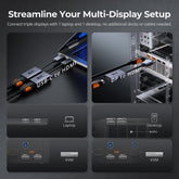 TESmart HKS202-M24-USBK Dual Monitor KVM Switcher HDMI 2.1 Dual 4K144Hz KVM Switch Gaming Dock for 2 PCs & 2 Monitors, w/ ADI Chip, EDID, VRR, FVA, ALLM, and Dynamic HDR 10652805090709 HDMI 2.1 Dual 4K144Hz KVM Dock for 2 PCs & 2 Monitors, ADI Chip, EDID, VRR, HDR US Plug