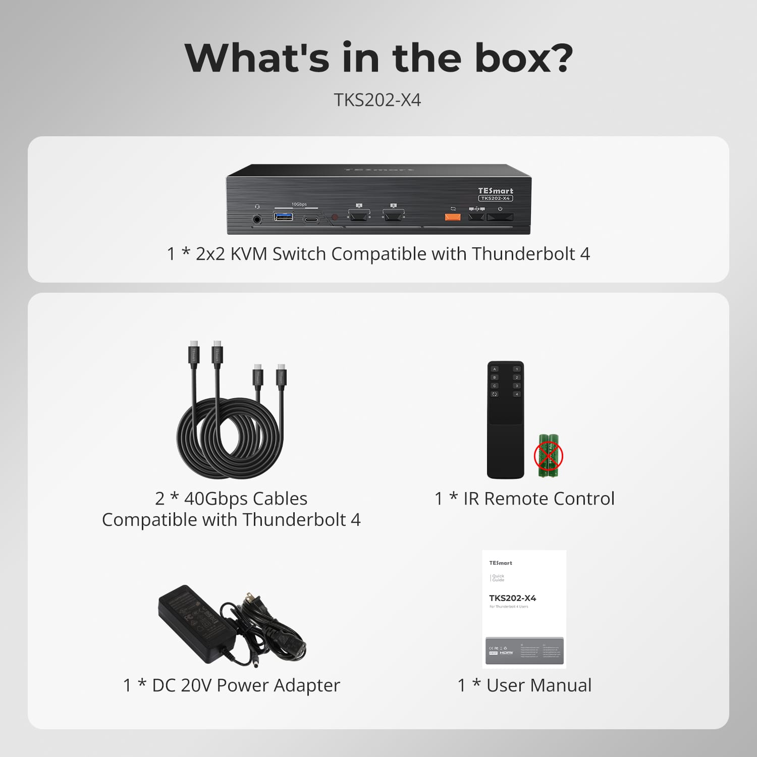 2-Port Dual-Monitor KVM for Apple Studio Display – Up to 5K@60Hz
